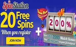 Spin Station 20 Free Spins
