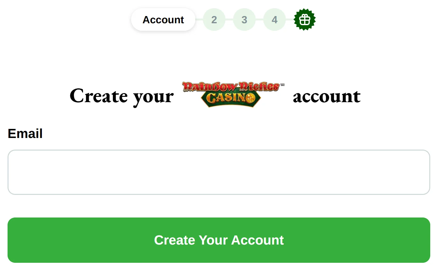 Rainbow Riches Casino Sign Up