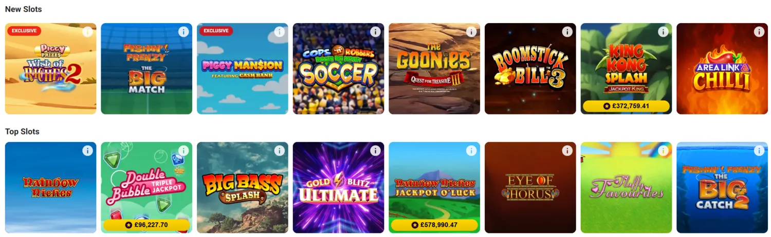 Rainbow Riches Casino Slots