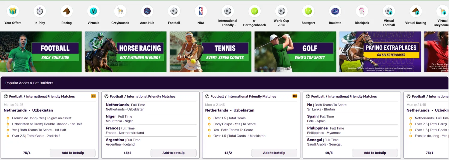 Rainbow Riches Casino Sports Bettig